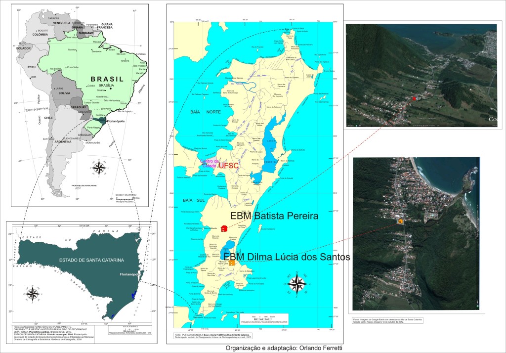 localização escolas pibid